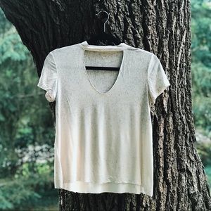 American eagle white short sleeved soft tee